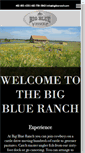 Mobile Screenshot of bigblueranch.com